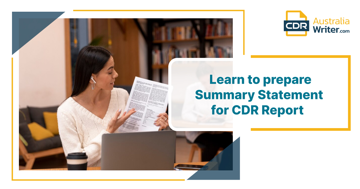 professional-summary-statement-for-cdr-report