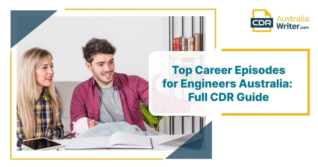 Engineers looking over papers for a career episode report for Engineers Australia's CDR assessment.