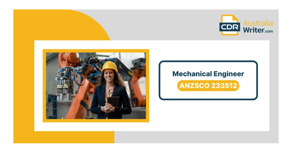 ANZSCO 233512 Mechanical Engineer standing in front of industrial robotic machinery in Australia