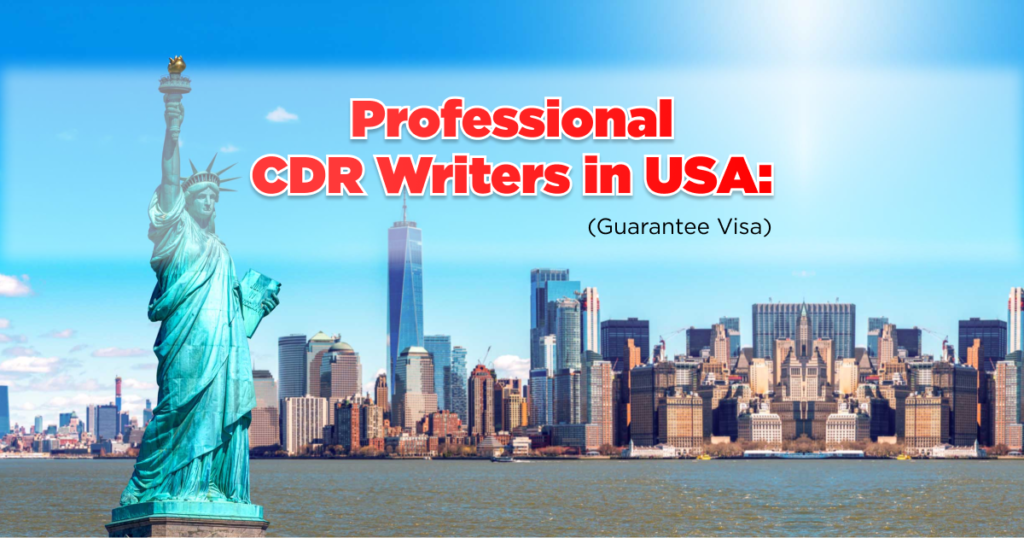 Professional CDR Writers in the USA who guarantee visa success