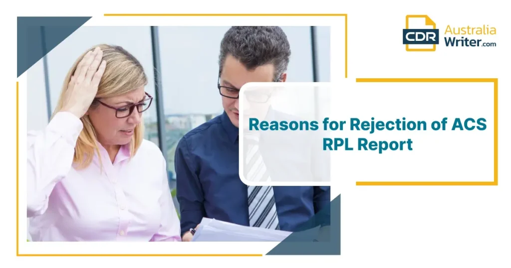 Reasons for Rejection of ACS RPL Report