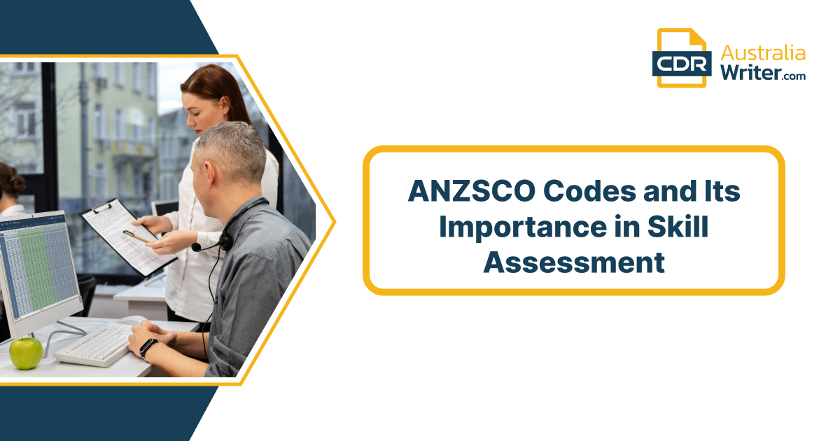 ANZSCO codes importance on skill assessment