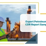 Petroleum engineer inspecting an oil and gas plant for petroleum engineer CDR documentation