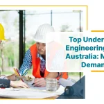 Underrated engineering jobs Australia showing engineers reviewing construction drawings, highlighting high-demand but lesser-known engineering roles.